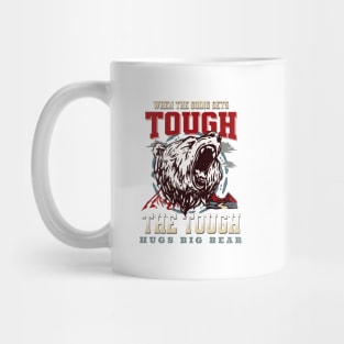 The Tough Hugs Bear Nature Fun Good Vibes Free Spirit Mug